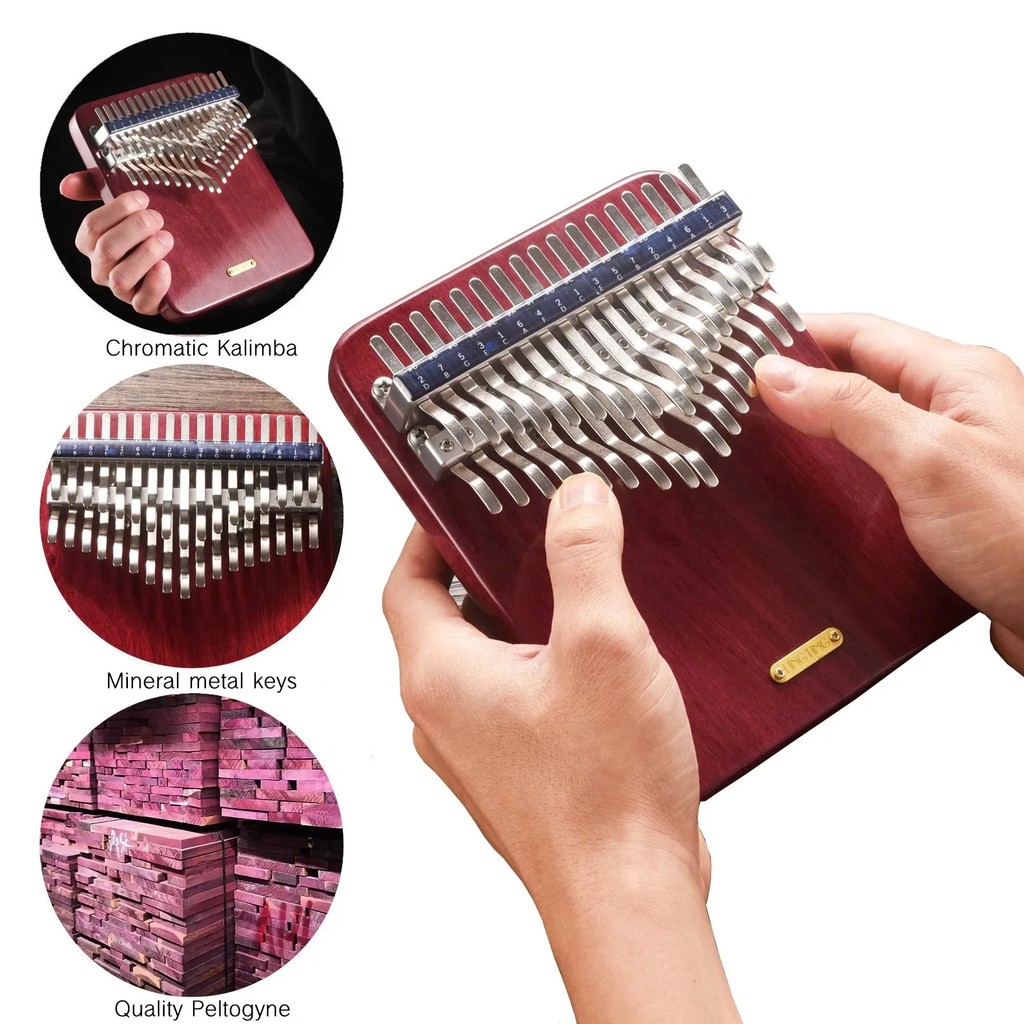 Hooqu 34 Keys Kalimba Factory Wholesale Latest Design Style Kalimba 34 Keys New Structure Design