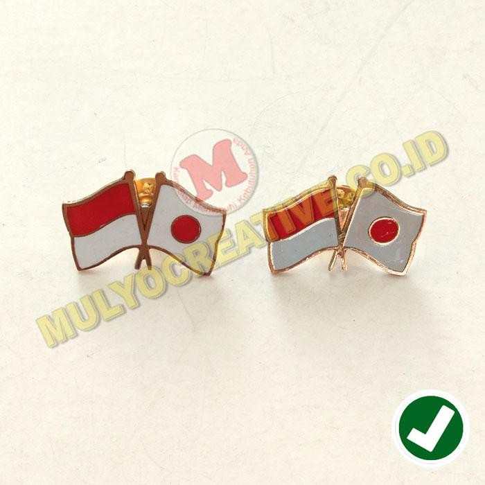 

Pin Logo Bendera Persahabatan Jepang Dan Indonesia PREMIUM