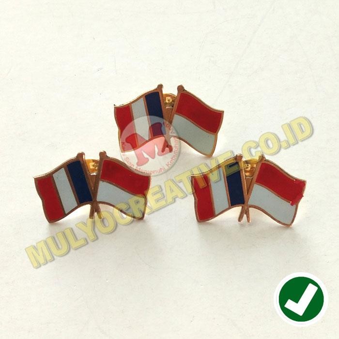 

Flag Pin - Pin Bendera Persahabatan Indonesia Dan Perancis PREMIUM