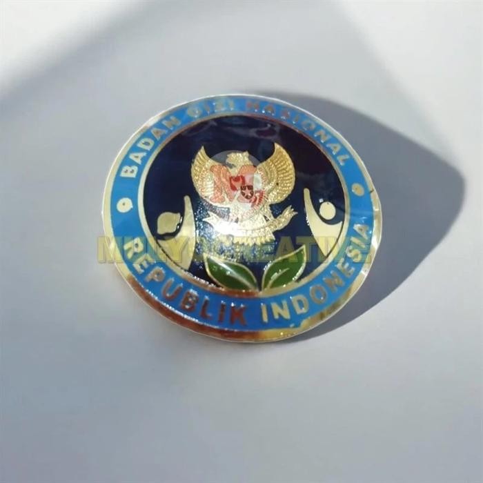 

Pin Bros Badan Gizi Nasional - Pin Emblem Aksesoris BGN PREMIUM