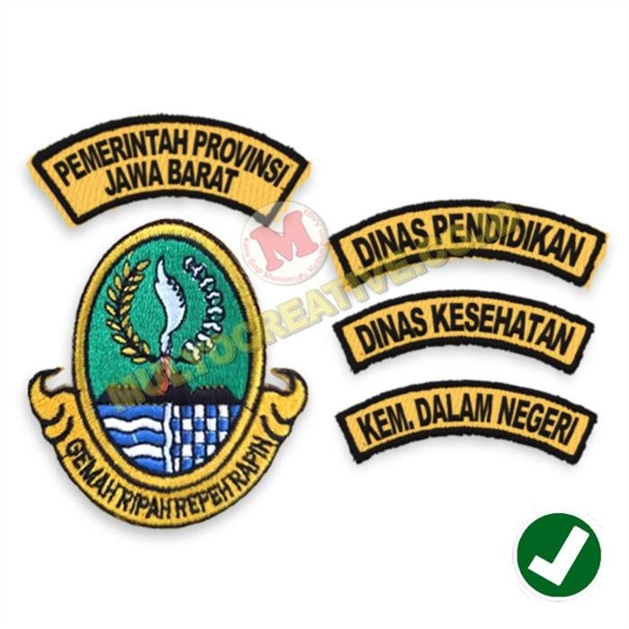 

Bed Bordir Logo Dinas Provinsi Jawa Barat - Bordir Pemprov Jawa Barat PREMIUM