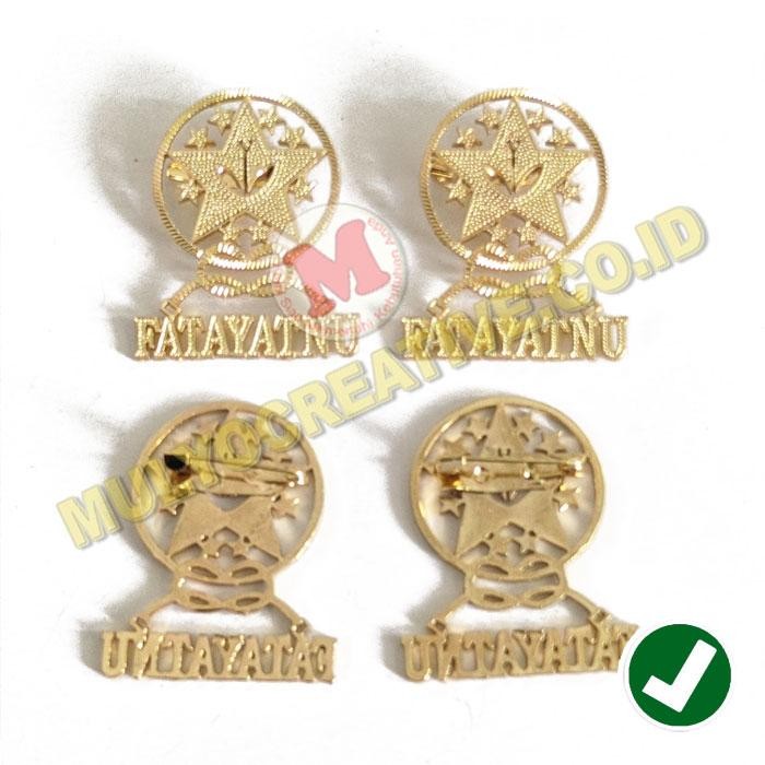

Lencana Pin Fatayat NU Model Cor Bahan Logam Kuningan PREMIUM