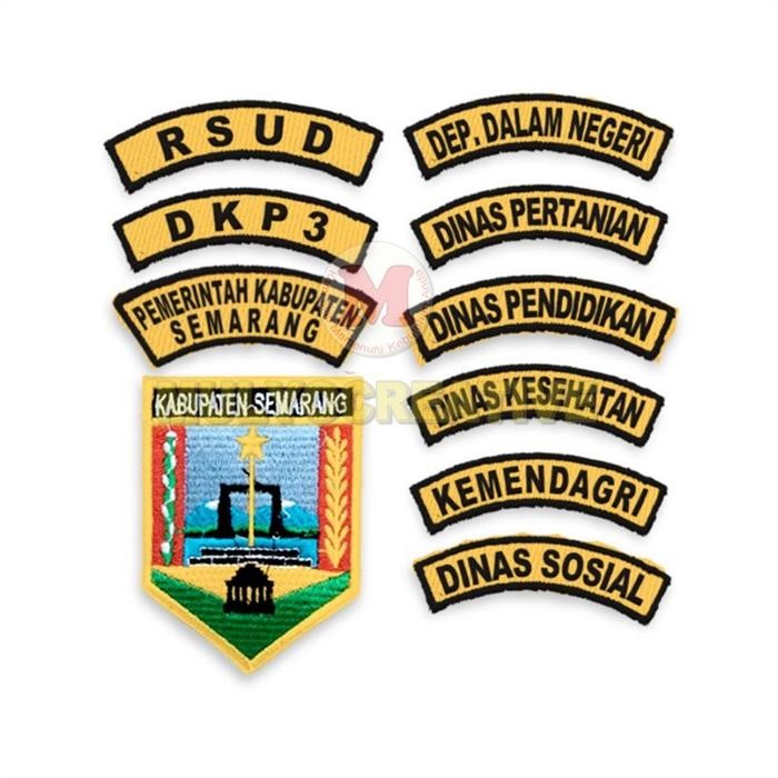 

Bed Bordir Dinas Kabupaten Semarang - Bordir Logo Pemkab Semarang PREMIUM