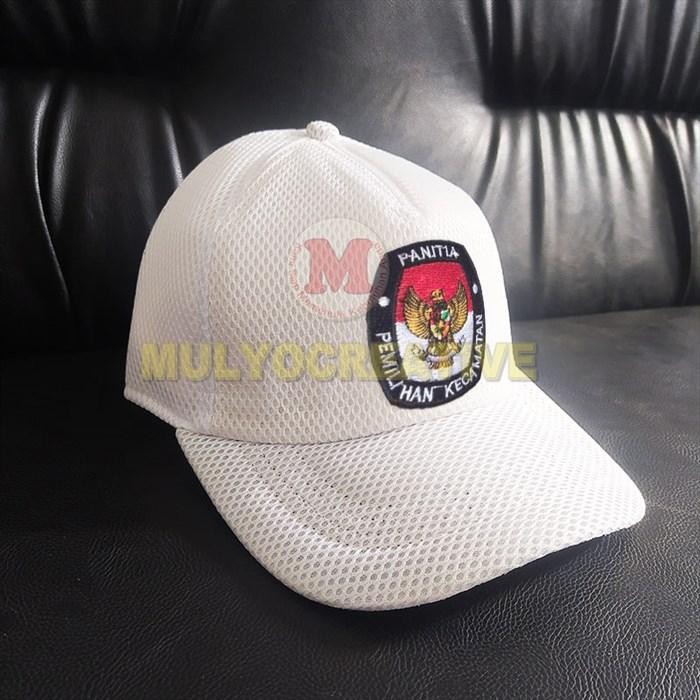 Topi Jaring KPU PPK Logo PPK KPU Topi Anti Panas PREMIUM