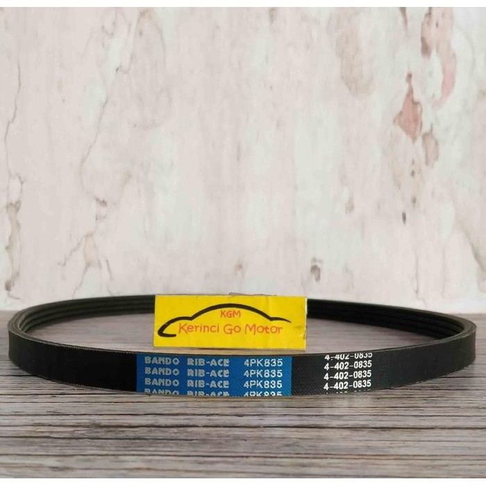 BEST BANDO VAN BELT 4PK 835 RIB BELT TALI KIPAS 4PK-835 FAN BELT ALUR