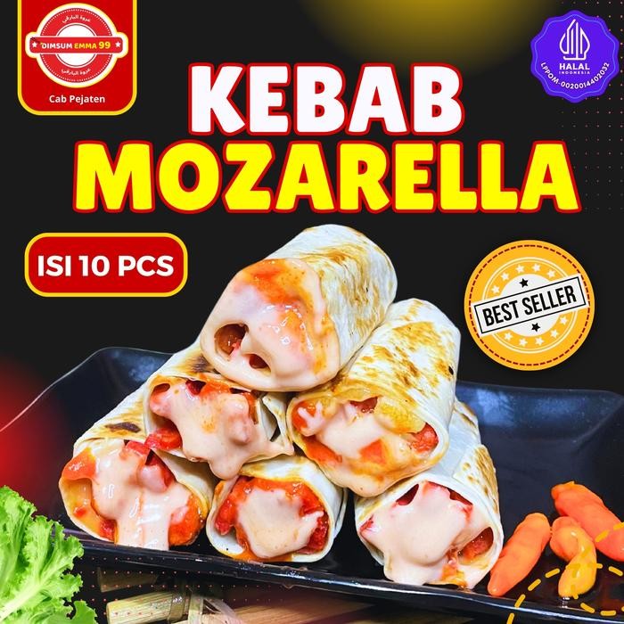 

Ready Kebab Mozarella Isi 10 Pcs Premium Halal Harga Pabrik