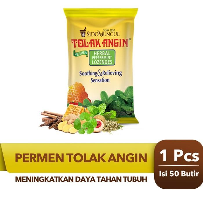 

Ready Permen Tolak Angin Polybag Sidomuncul Isi 50 Butir