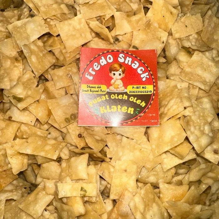 

Ready Pangsit Mini Renyah 1Kg Rasa Bawang Snack Keripik Makanan