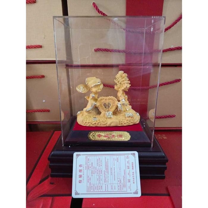 Patung Naga Emas 2024 Komplit Set Box Gift Set Kado Imlek Premium