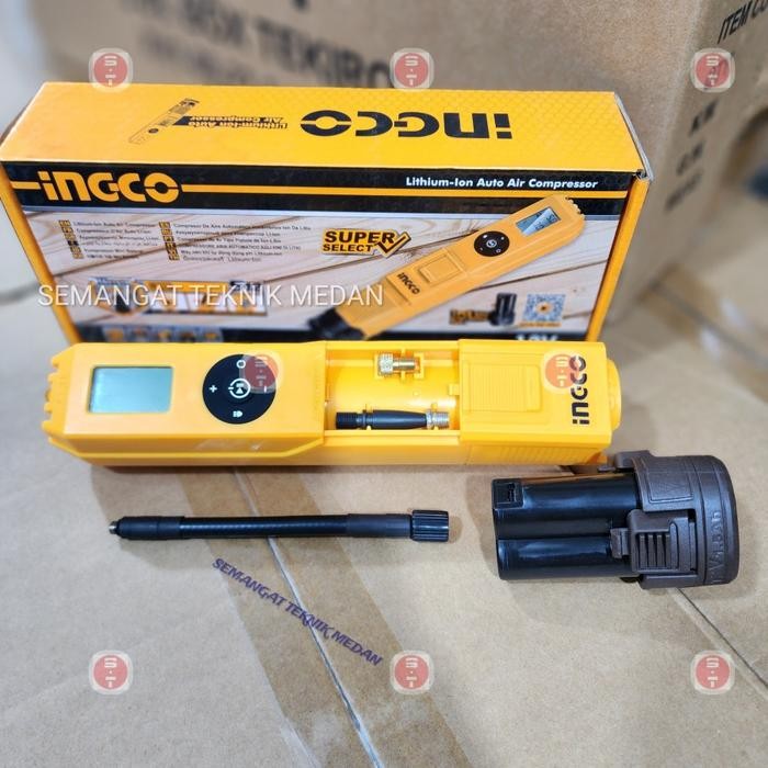 Cacli12011 Cordless Kompresor Angin Mini Pompa Ban Usb C 12V Ingco