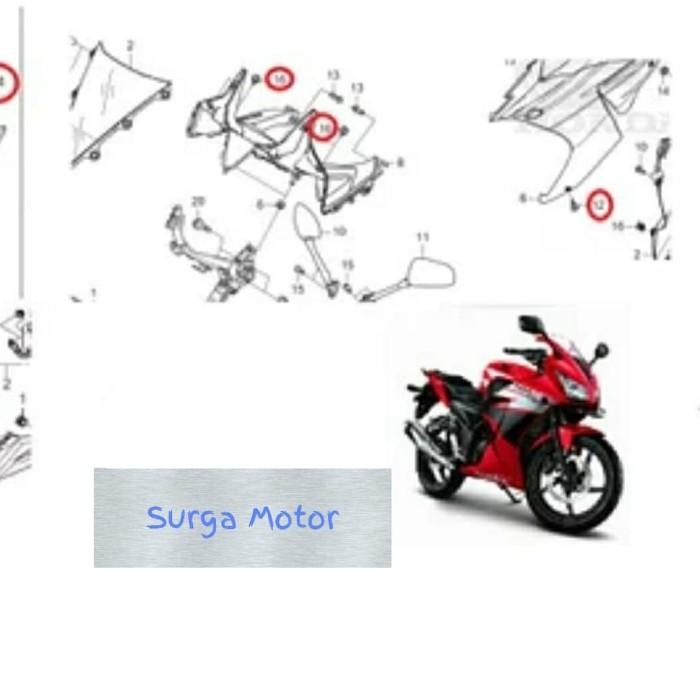 [Expert] Baut fairing kunci L screw 5x14 cover meter visor body CB 150R CBR 150