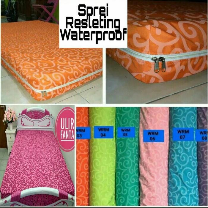 Sprei resleting waterproof tinggi 30cm