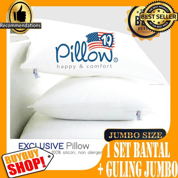 BANTAL PILLOW BANTAL GULING HOTEL MURAH - 1 SET BANTAL + GULING - 1 KG
