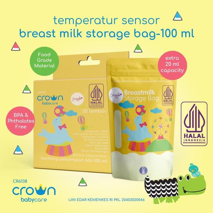 Kantong ASI Crown Baby