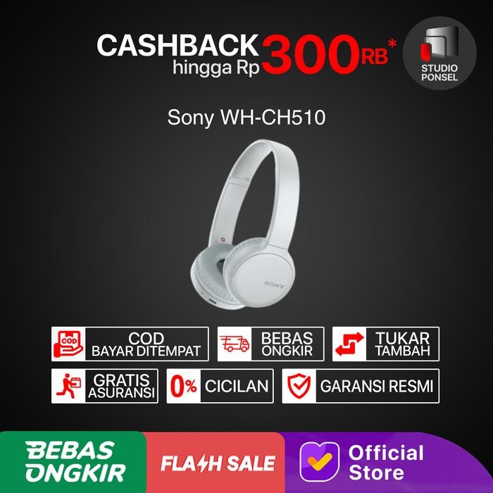 Sony WH-CH510 Wireless On-Ear Headphones WH CH 150 Headset Bluetooth