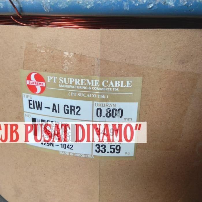 RB Kawat Tembaga 0,8 mm Supreme EIW AI email dinamo