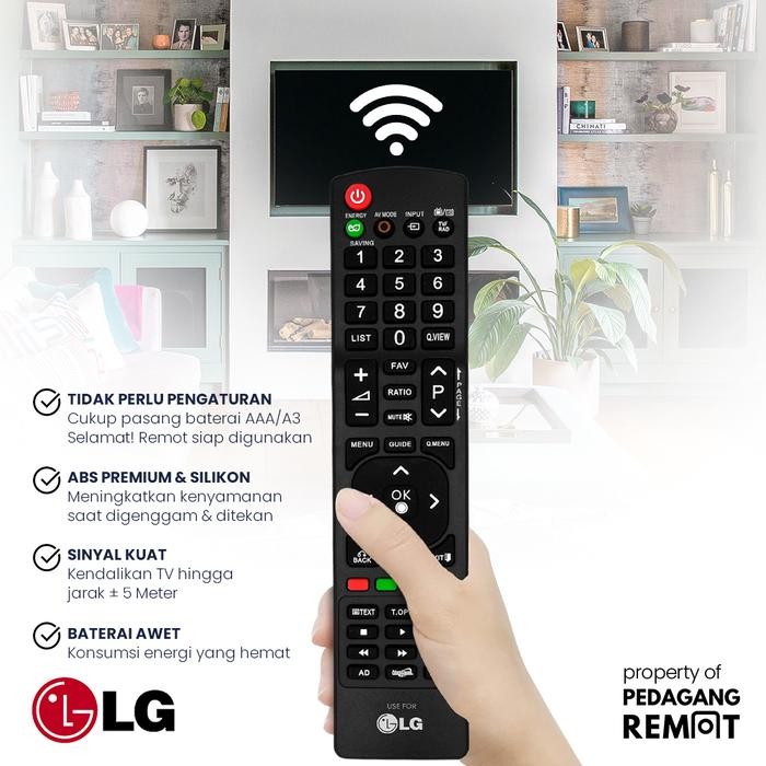 RB Remot Remote TV LG LCD LED AKB72915246 / AKB72915251 / AKB72915244