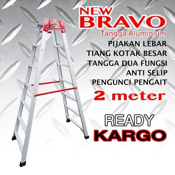 

Terlaris (Ekspedisi ) Tangga Lipat Aluminium Bravo - 2 Meter