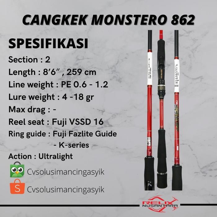 Relix nusantara joran jagero II monstero 862