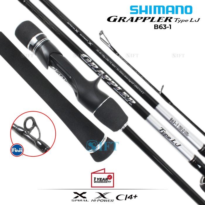 Joran OH SHIMANO GRAPPLER [2025] Type LJ 190 Fuji Guides CI4+ Seat Over Head Bait Light Jigging