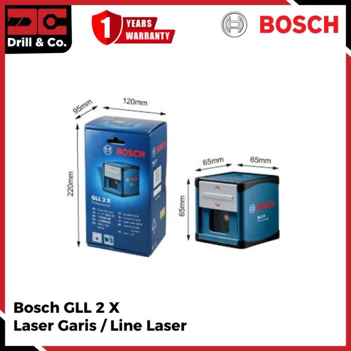 

Bosch GLL 2 X Line Laser / Alat Levelling Laser / Laser Garis