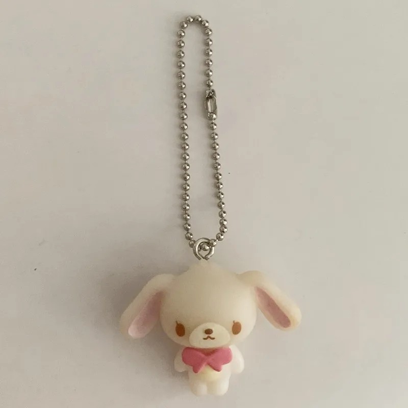 Sugarbunnies Shirousa Keychain White Bunny Cute Kawaii Keychains Mascot Key Ball Chain Keyring Small