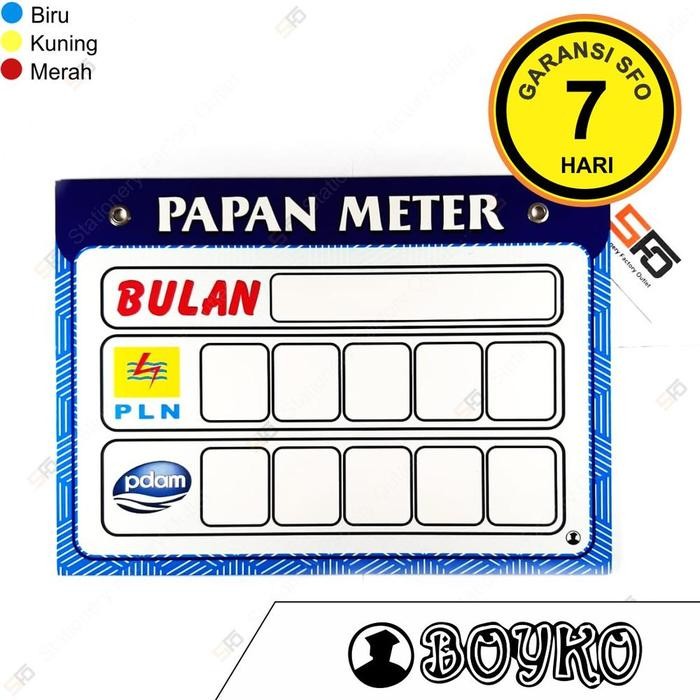 

!!!!!!! Papan Meteran Boyko Standard - PLN PDAM PAM Meter