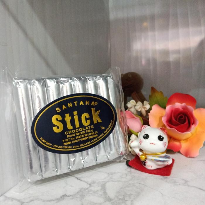 

Ready Santana Stick Chocolate 100Gr Coklat Cokelat Jadul