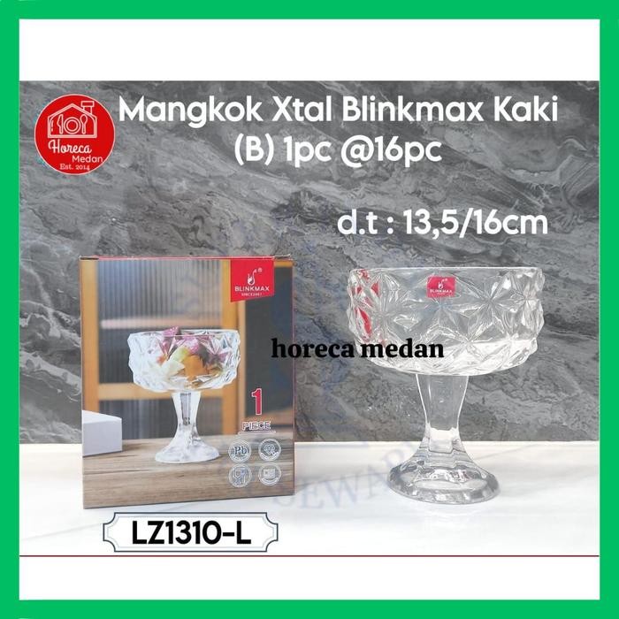 $$$$] MANGKOK ES BUAH KACA / MANGKOK HIAS PAJANGAN / MANGKOK ICE CREAM KACA KRISTAL