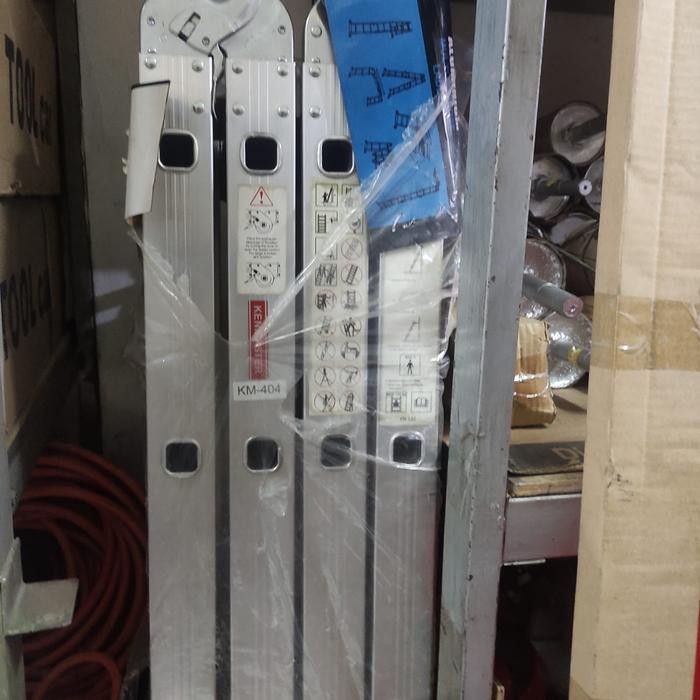 

Terlaris Kenmaster Tangga Lipat Alumunium Multifungsi Multipurpose 4 X 4 Km-404