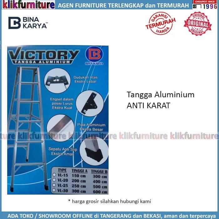 

Terlaris Tangga Aluminum 150 1,5M 1.5 Meter Victory