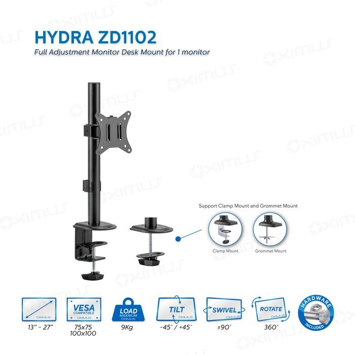 

BRACKET MEJA LCD LED TV 1 Monitor 13 - 27 Inch OXIMUS HYDRA ZD1102