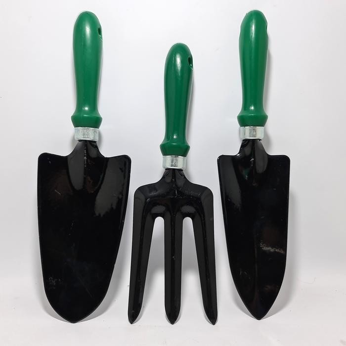 KENMASTER Alat Kebun Set / Garden Tools Set / Garpu Tanah Sekop Berkebun Taman Set 3