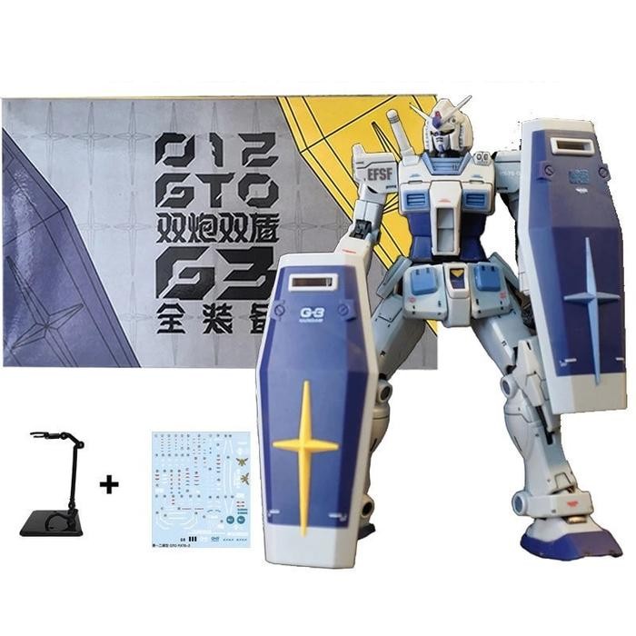 012 Hg 1/144 Rx 78 2 Fighter The Origin G3 Double Canon Shield Plamo