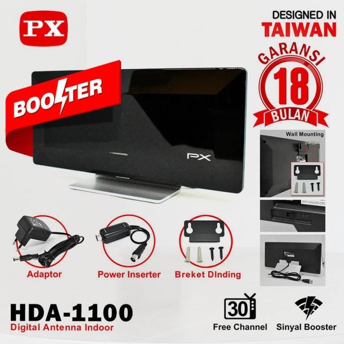 Antena Digital Indoor Tv Px Hda 1100 Booster