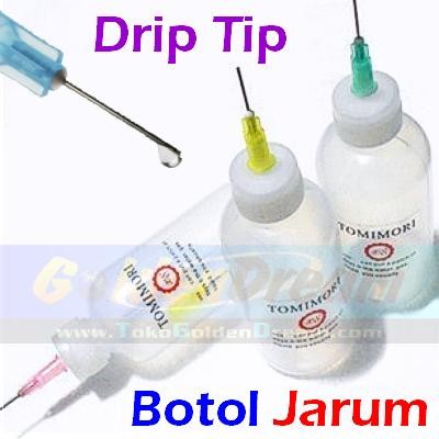 $$$$] Botol Jarum 50ml Tetes Cairan Liquid Minyak Vapor Alkohol Tinta Drip