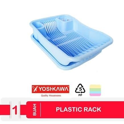 ] Rak piring plastik yoshikawa / rak tirisan piring / dish drainer