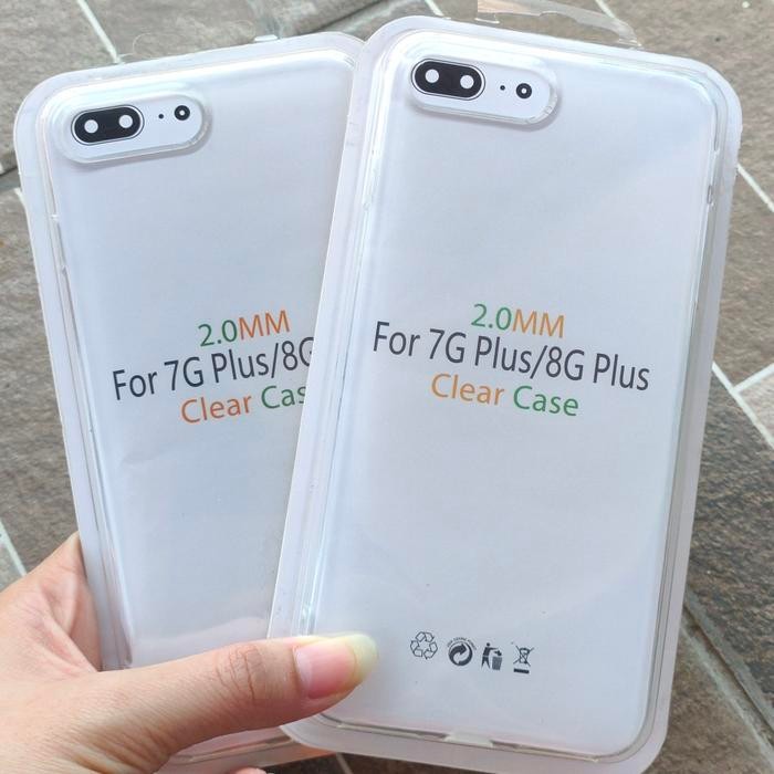 IPhone 7+ / 8+ Plus Softcase HD Case Silicon Bening Casing Transparant