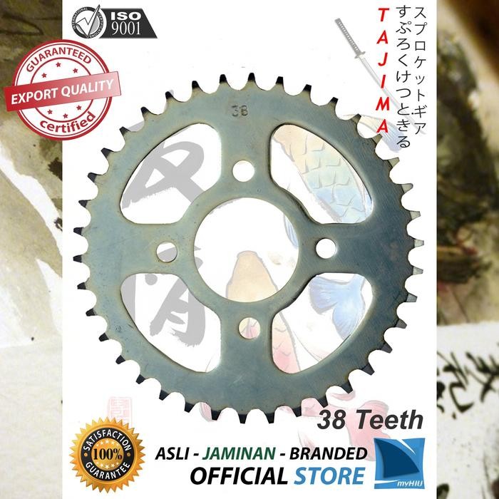 Promo Gir Belakang / Gear Belakang 520-38T Bajaj Pulsar 200 Ug Tajima Best Seller