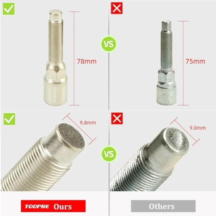 GASS. TOOPRE KUNCI TREKER ALAT PEMBUKA CRANK BB KOTAK TREKKER PULLER WONZILA