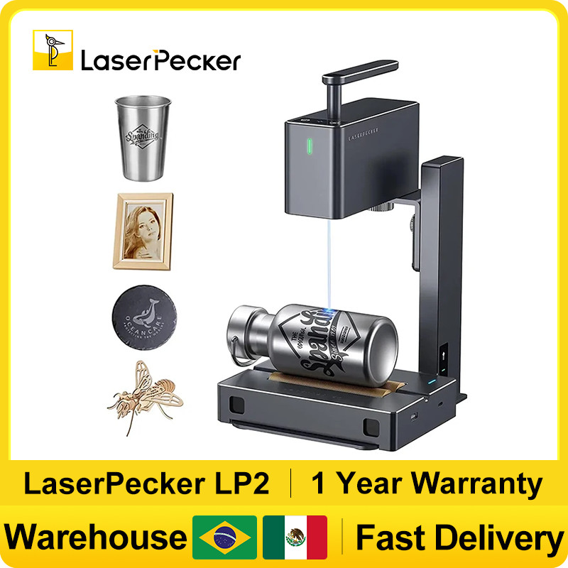 LaserPecker Laser Machine 450nm Portable Engraver CNC Laser Machine With Handheld 2K 5W Bluetooth