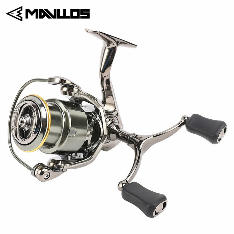 Mavllos BLAST Shallow Spool Spinning Reel Double Handle Ratio 5.2:1