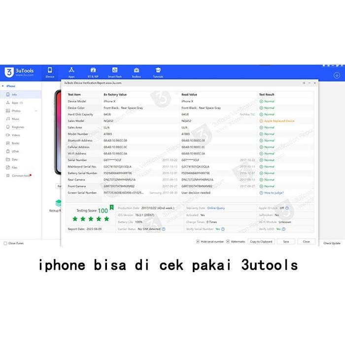 [Allthebest] HP APPLE IPHONE X / XS / XR / XS MAX / 64GB 256GB FULLSET SECOND