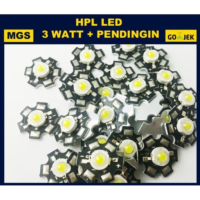 [Allthebest] 100 PCS LED HPL 3 WATT + PENDINGIN