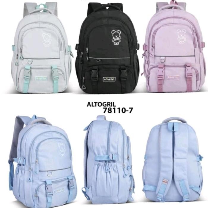 Tas Ransel Backpack Anak Sekolah Cewek Alto Girl Sd Sampai Sma Fashion