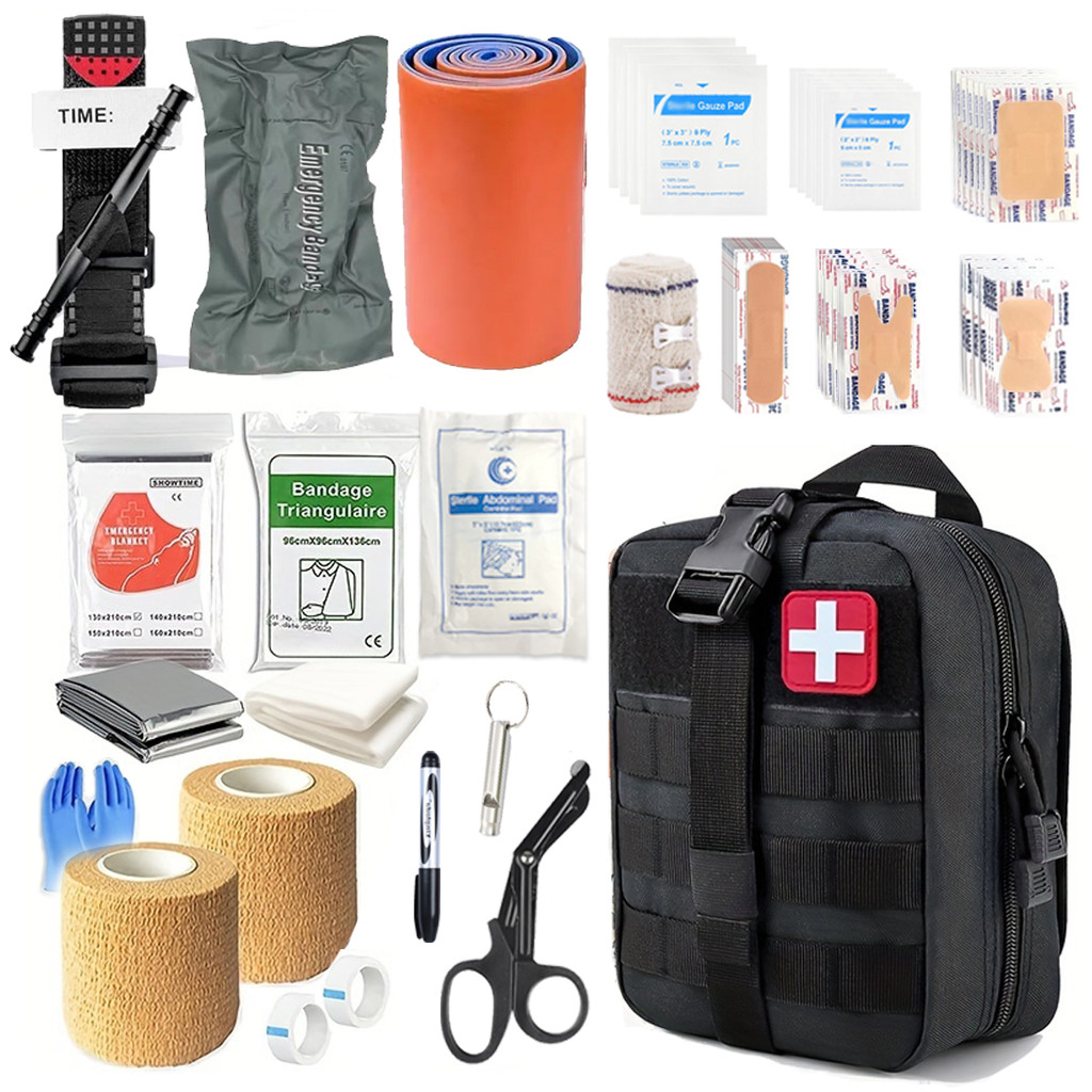 First Aid Kit Advanced Emergency kit for home, office, car, outdoor, hiking, camping, survival medic