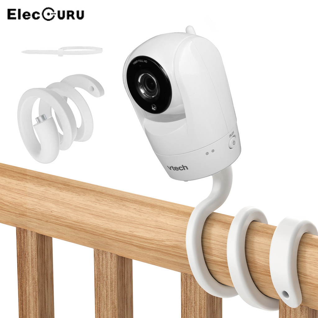 Flexible Twist Mount Bracket for Vtech Baby Monitor Security Camera,Attaches Your Camera to Crib Cot