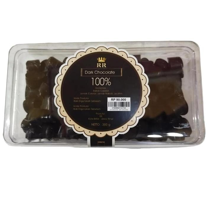 

Choco Chips Dark 100%, 92%, 82%, 72%, 62% Netto 300gram. No Sugar (Dark 100%), Rendah Lemak Dan