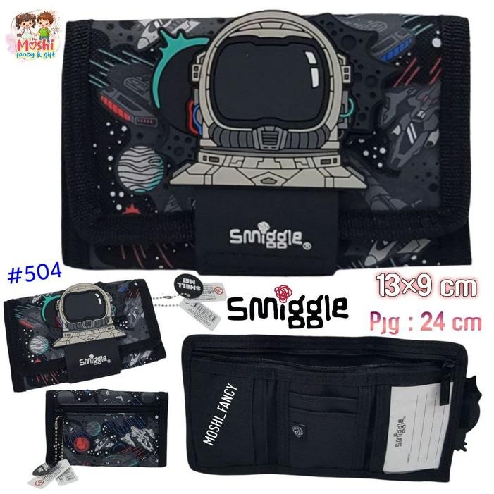 Dompet Smiggle Astronot / Dompet Smiggle Astronot / Dompet Anak Lipat Robot / Dompet Smiggle Anak