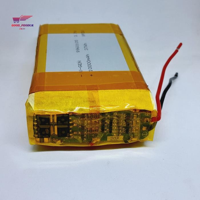 baterai pack 12v 10Ah battery lithium polimer 12,6V 3cell 10.000mAh A